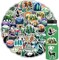 102 Pcs Forest Stickers, Adventure Outdoor Aesthetic Vinyl Waterproof Decals for Boys Girls Teens, Nature Theme Stickers for Water Bottles, Laptop & Party Supplies